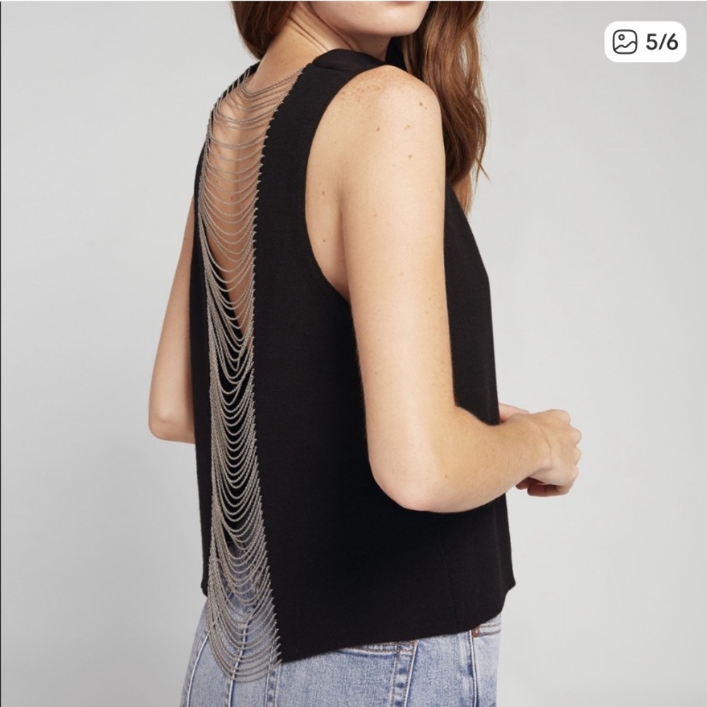Alice + Olivia Clara Wool Top Womens XS